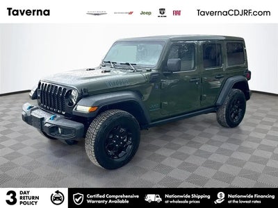 Photo of a 2023 Jeep Wrangler 4X4 Willys 4XE 4DR SUV for sale