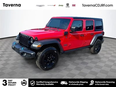 Photo of a 2023 Jeep Wrangler 4X4 Willys 4XE 4DR SUV for sale