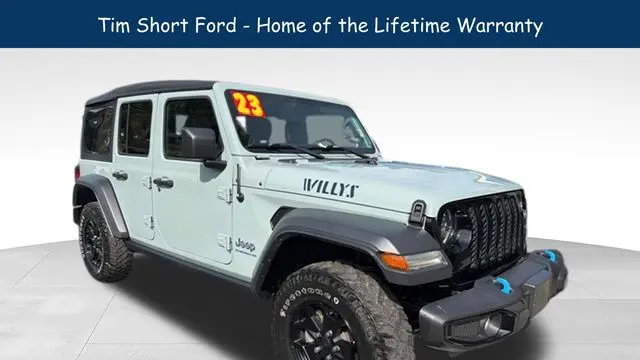 Preowned 2023 Jeep Wrangler Willys 4xe for Sale