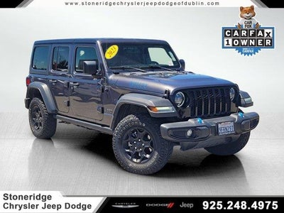 Photo of a 2023 Jeep Wrangler 4X4 Willys 4XE 4DR SUV for sale