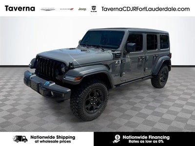 Photo of a 2023 Jeep Wrangler 4X4 Willys 4XE 4DR SUV for sale