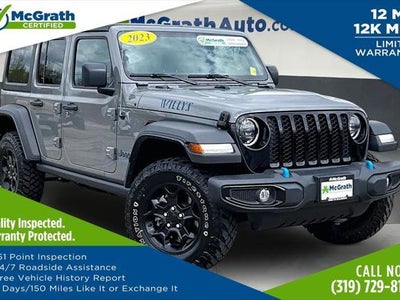 Photo of a 2023 Jeep Wrangler 4X4 Willys 4XE 4DR SUV for sale