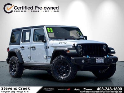 Photo of a 2023 Jeep Wrangler 4X4 Willys 4XE 4DR SUV for sale