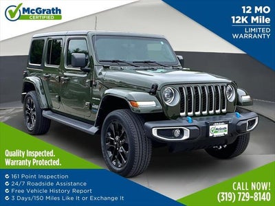 Photo of a 2023 Jeep Wrangler 4X4 Sahara 4XE 4DR SUV for sale