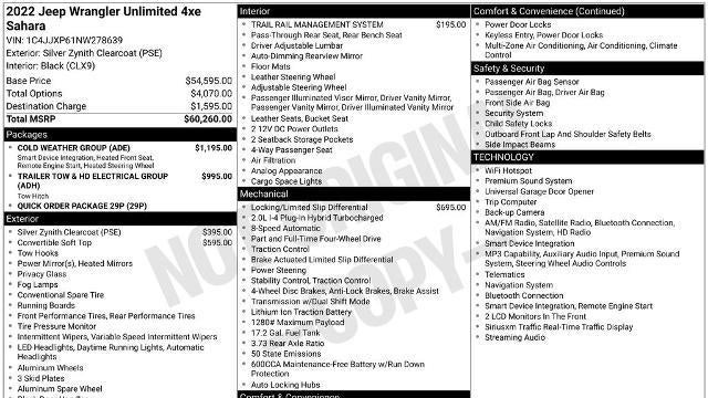 2022 Jeep Wrangler Unlimited Sahara 4xe