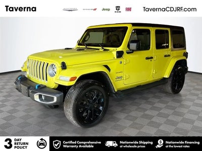 Photo of a 2023 Jeep Wrangler 4X4 Sahara 4XE 4DR SUV for sale