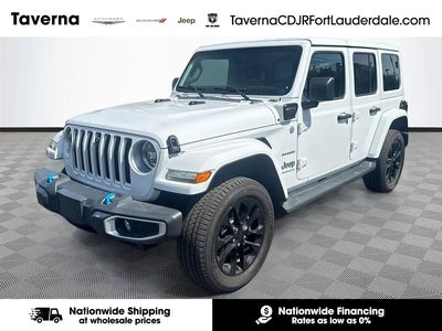 Photo of a 2023 Jeep Wrangler 4X4 Sahara 4XE 4DR SUV for sale