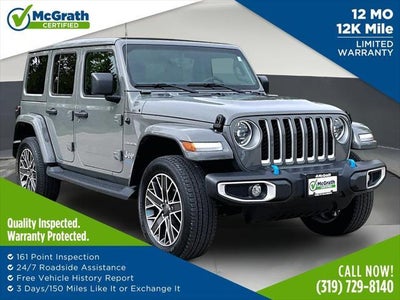 Photo of a 2023 Jeep Wrangler 4X4 Sahara 4XE 4DR SUV for sale