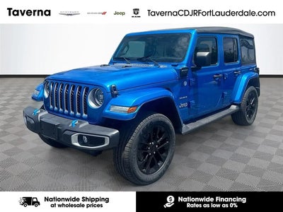 Photo of a 2023 Jeep Wrangler 4X4 Sahara 4XE 4DR SUV for sale