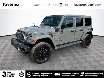 Photo of a 2021 Jeep Wrangler Unlimited 4X4 Sahara 4XE 4DR SUV for sale