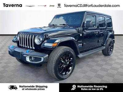 Photo of a 2022 Jeep Wrangler Unlimited 4X4 Sahara 4XE 4DR SUV for sale