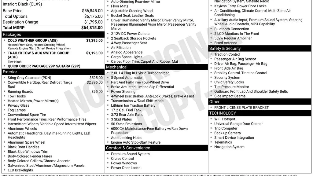 2023 Jeep Wrangler Sahara 4xe