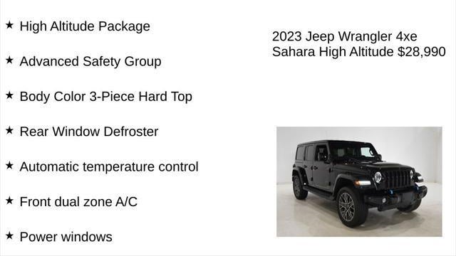 2023 Jeep Wrangler Sahara 4xe