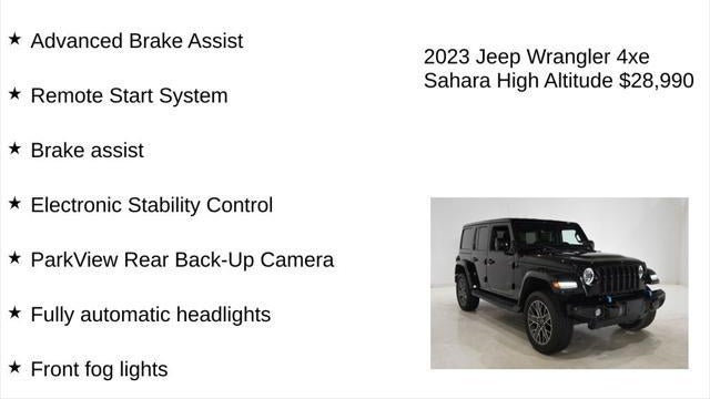 2023 Jeep Wrangler Sahara 4xe