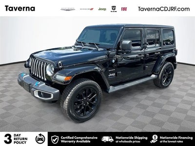 Photo of a 2023 Jeep Wrangler 4X4 Sahara 4XE 4DR SUV for sale