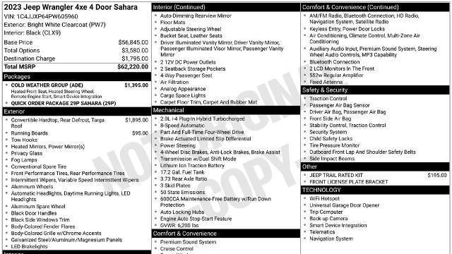 2023 Jeep Wrangler Sahara 4xe
