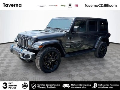 Photo of a 2023 Jeep Wrangler 4X4 Sahara 4XE 4DR SUV for sale