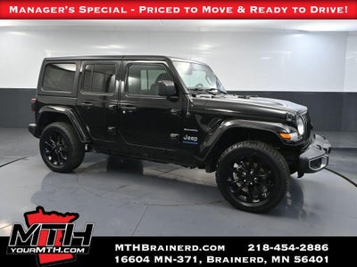 Photo of a 2023 Jeep Wrangler 4X4 Sahara 4XE 4DR SUV for sale