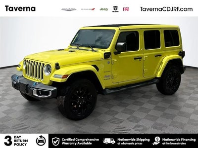 Photo of a 2022 Jeep Wrangler Unlimited 4X4 High Altitude 4XE 4DR SUV for sale