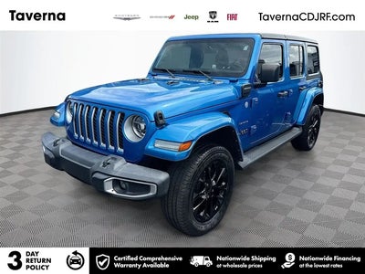Photo of a 2021 Jeep Wrangler Unlimited 4X4 Sahara 4XE 4DR SUV for sale