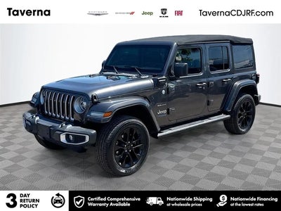 Photo of a 2021 Jeep Wrangler Unlimited 4X4 Sahara 4XE 4DR SUV for sale