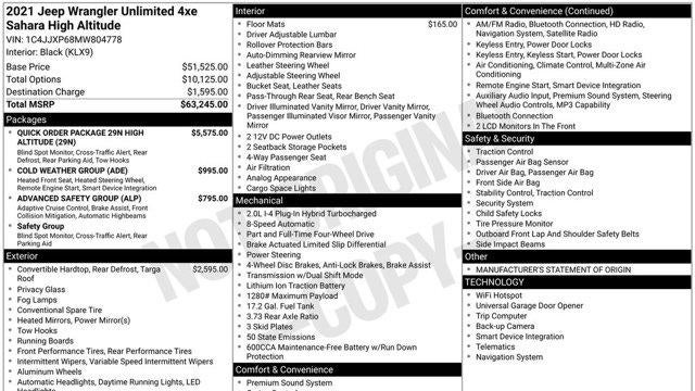 2021 Jeep Wrangler Unlimited High Altitude 4xe