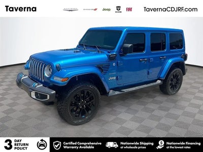 Photo of a 2022 Jeep Wrangler Unlimited 4X4 Sahara 4XE 4DR SUV for sale