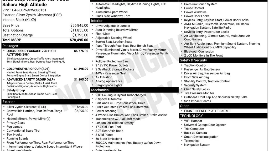 2023 Jeep Wrangler Sahara 4xe