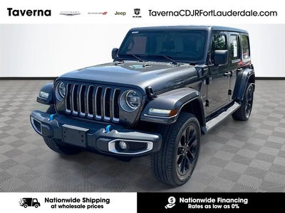 Photo of a 2022 Jeep Wrangler Unlimited 4X4 Sahara 4XE 4DR SUV for sale