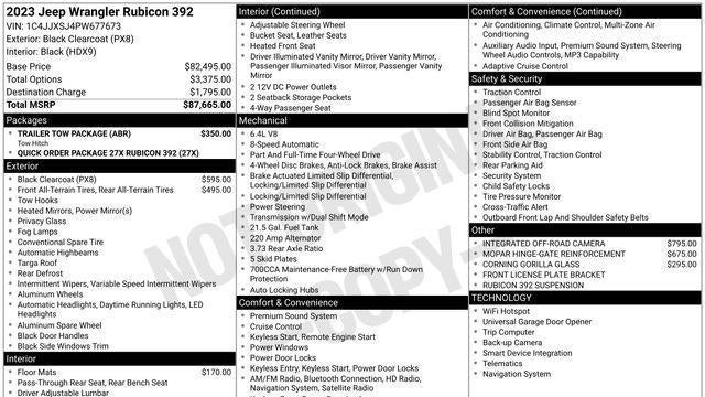 2023 Jeep Wrangler Rubicon 392