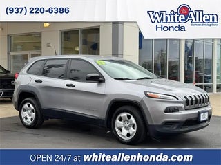 2017 Jeep Cherokee with Billet Silver Metallic Clearcoat Exterior