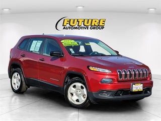 2017 Jeep Cherokee with Deep Cherry Red Crystal Pearlcoat Exterior