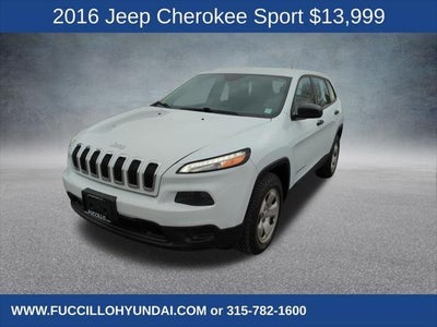 2016 Jeep Cherokee 4X4 Sport 4DR SUV