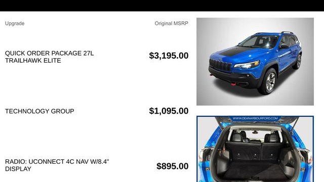 2019 Jeep Cherokee Trailhawk