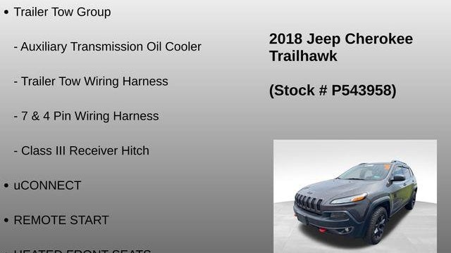2018 Jeep Cherokee Trailhawk L Plus