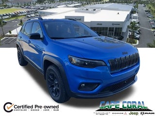 2022 Jeep Cherokee with Hydro Blue Pearlcoat Exterior