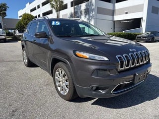 2015 Jeep Cherokee with Granite Crystal Metallic Clearcoat Exterior