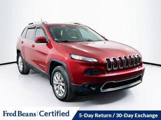 2015 Jeep Cherokee with Deep Cherry Red Crystal Pearlcoat Exterior