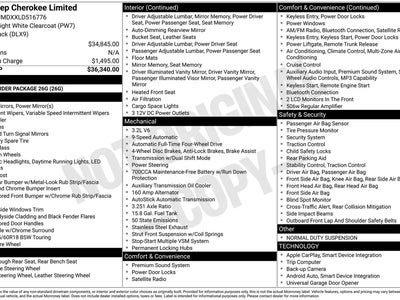 2020 Jeep Cherokee 4X4 Limited 4DR SUV