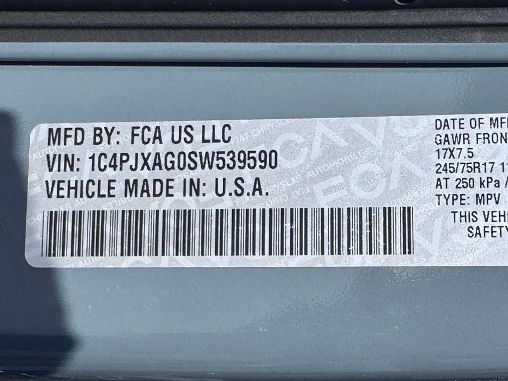 2025 Jeep Wrangler - $29,281