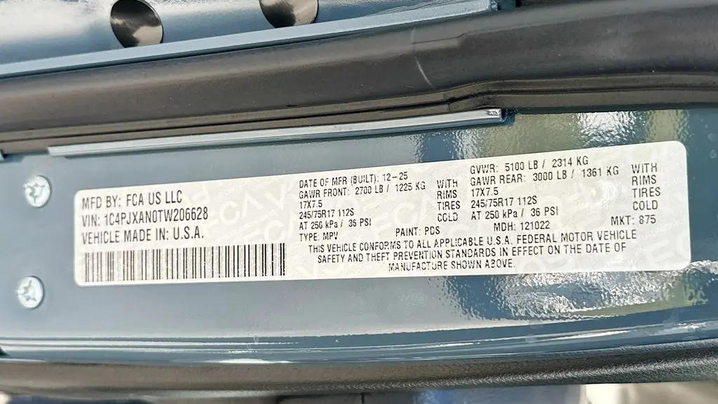 2026 Jeep Wrangler Sport