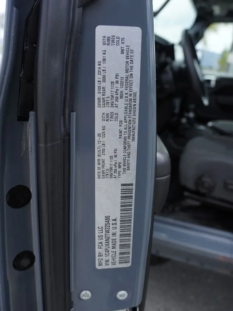 2026 Jeep Wrangler - $34,930