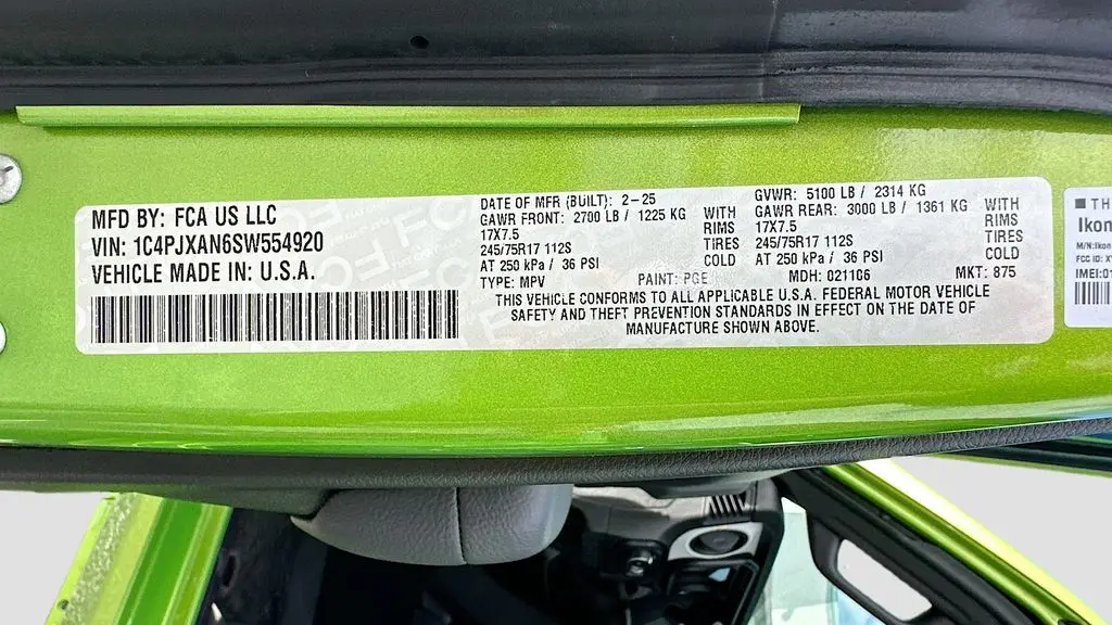 2025 Jeep Wrangler Sport