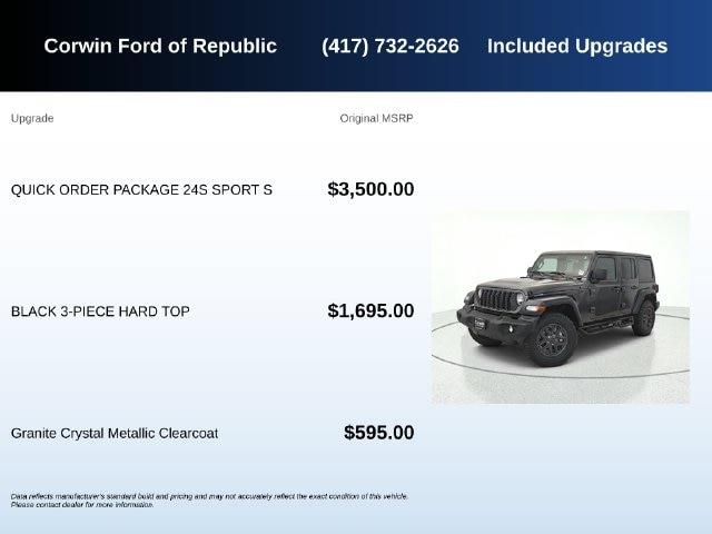 2024 Jeep Wrangler - $26,995