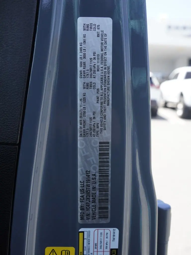 2026 Jeep Wrangler - $38,934