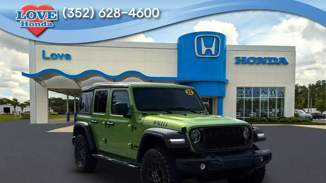 Preowned 2025 Jeep Wrangler Willys for Sale