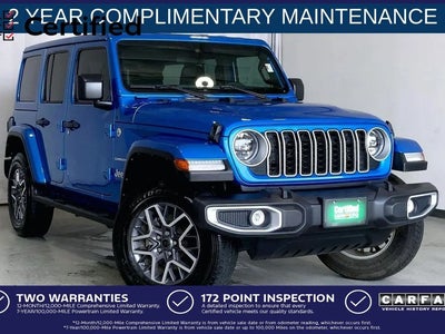 Photo of a 2024 Jeep Wrangler 4X4 Sahara 4DR SUV for sale