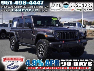 Photo of a 2024 Jeep Wrangler 4X4 Rubicon 4DR SUV for sale