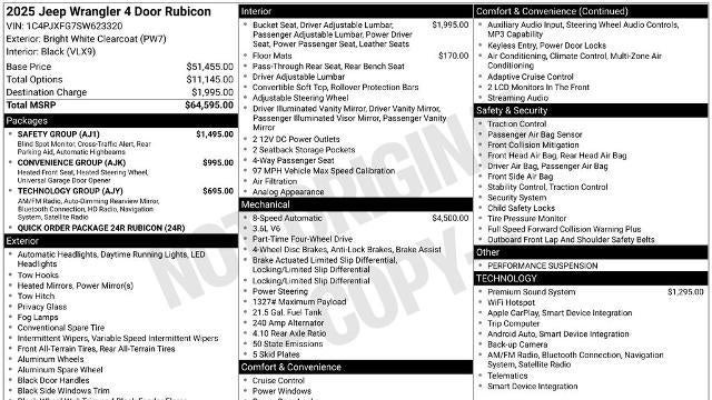 2025 Jeep Wrangler Rubicon