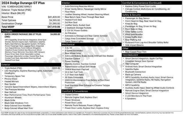 2024 Dodge Durango - $25,606